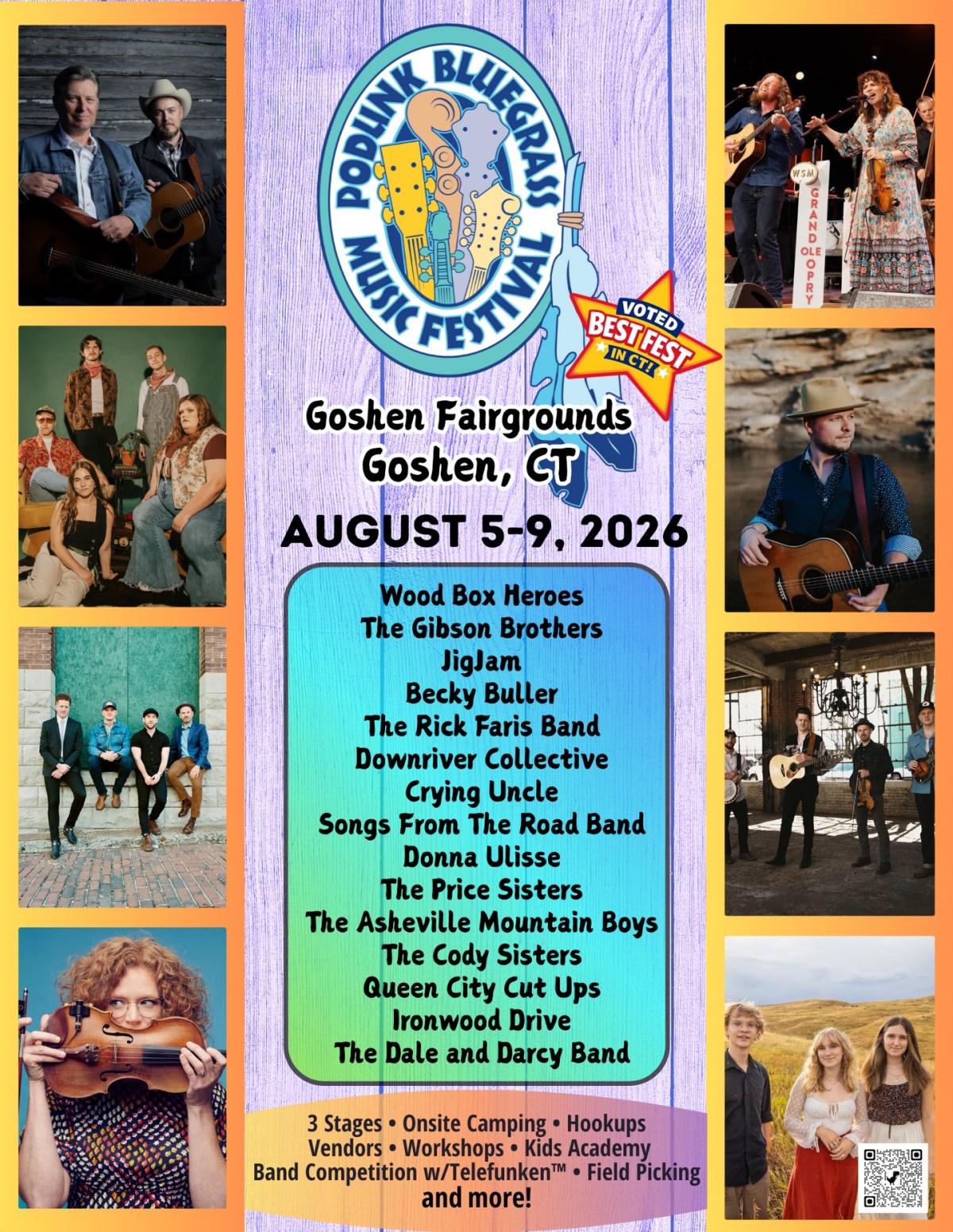 List of Bluegrass Festivals this Season + New Harmony Singing Tool